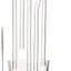 Pajitas vidrio reutilizables anchas 0.394pulg set 5 con cepillo
