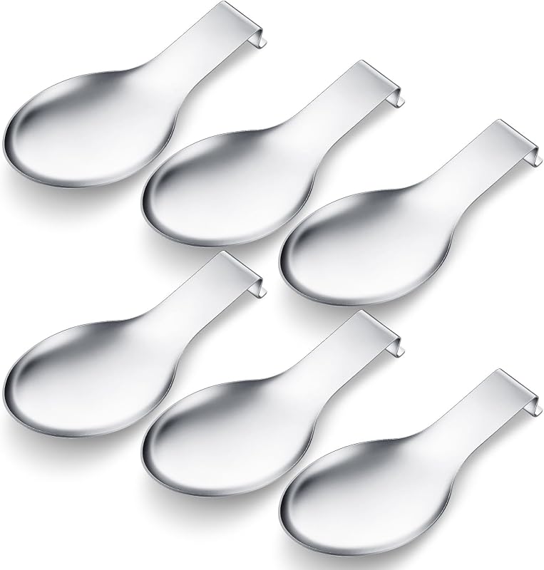 6 Pzas Soporte Utensilios Acero Inox Apto Lavavajillas