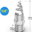 Boquilla atomización cono espiral acero inox 316 para polvo y riego