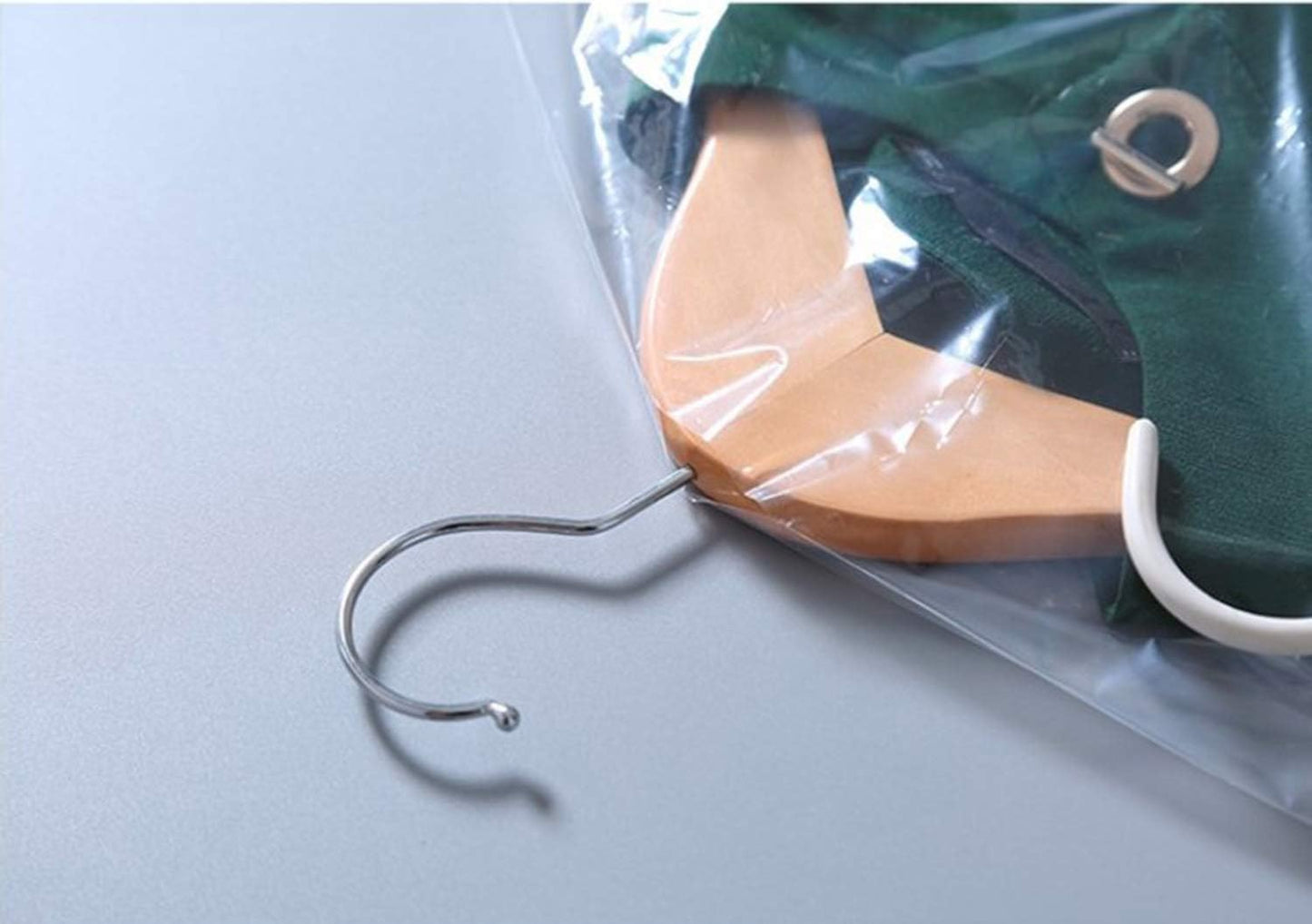 60 Bolsas Plástico Transparente 35.4pulg Antipolvo
