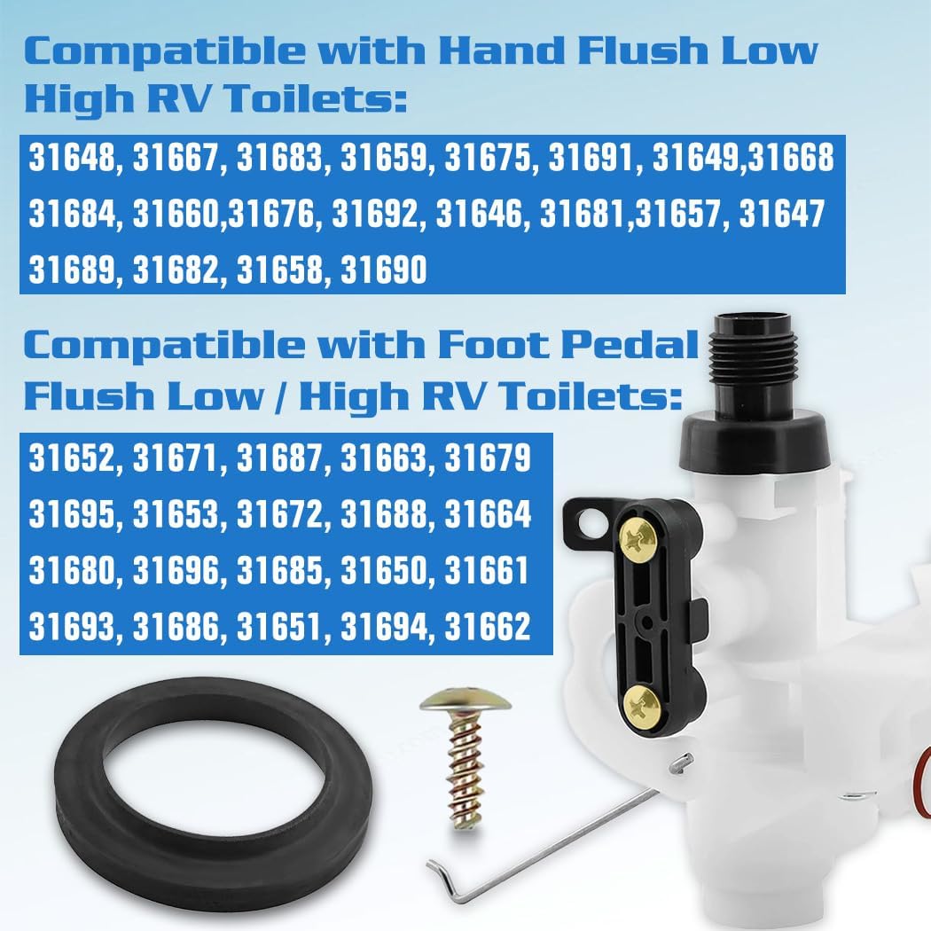 Kit válvula inodoro Thetford Aqua-Magic resistente