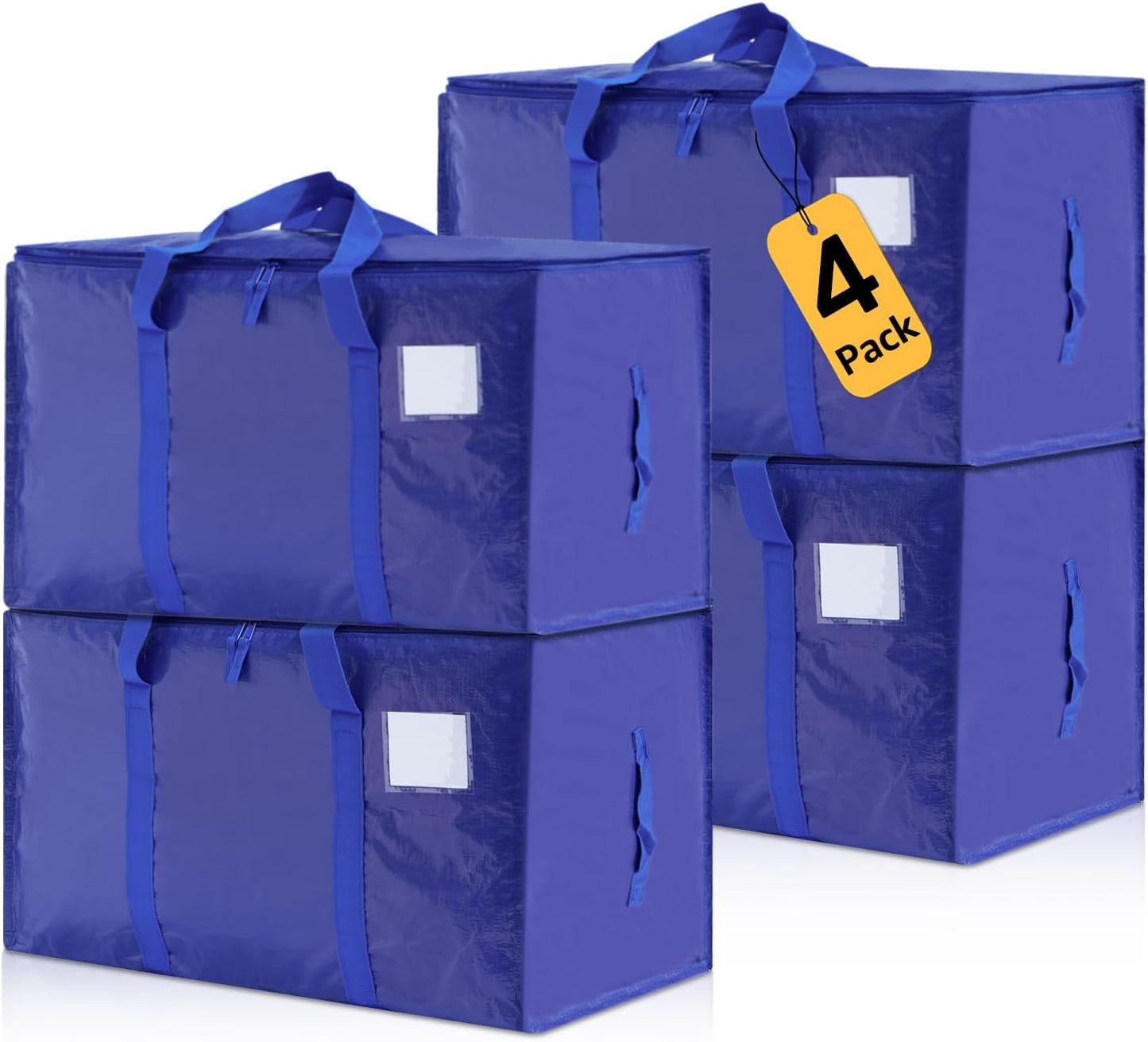 Bolsas mudanza resistentes grandes con tapas azules