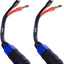 Cable adaptador banana a Speakon 12AWG set 2