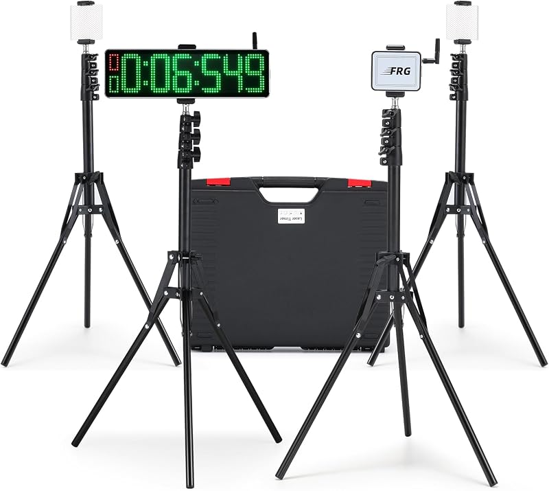 Temporizador láser inalámbrico soporte alto para sprints