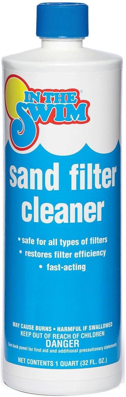 Limpiador filtro arena líquido 1qt fórmula concentrada