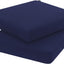 2 Cojines Silla Exterior 19x19x3" Resistentes Agua Azul