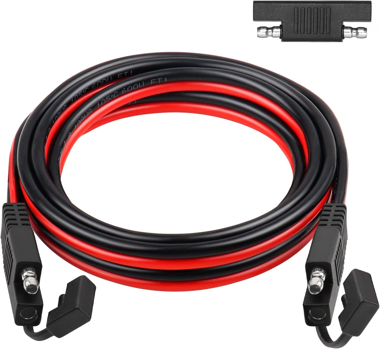 Cable extensión SAE 10 AWG 6ft conector para panel solar