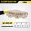 Adaptador RV 30A a 110V enchufe 15A NEMA TT-30P a 5-15R