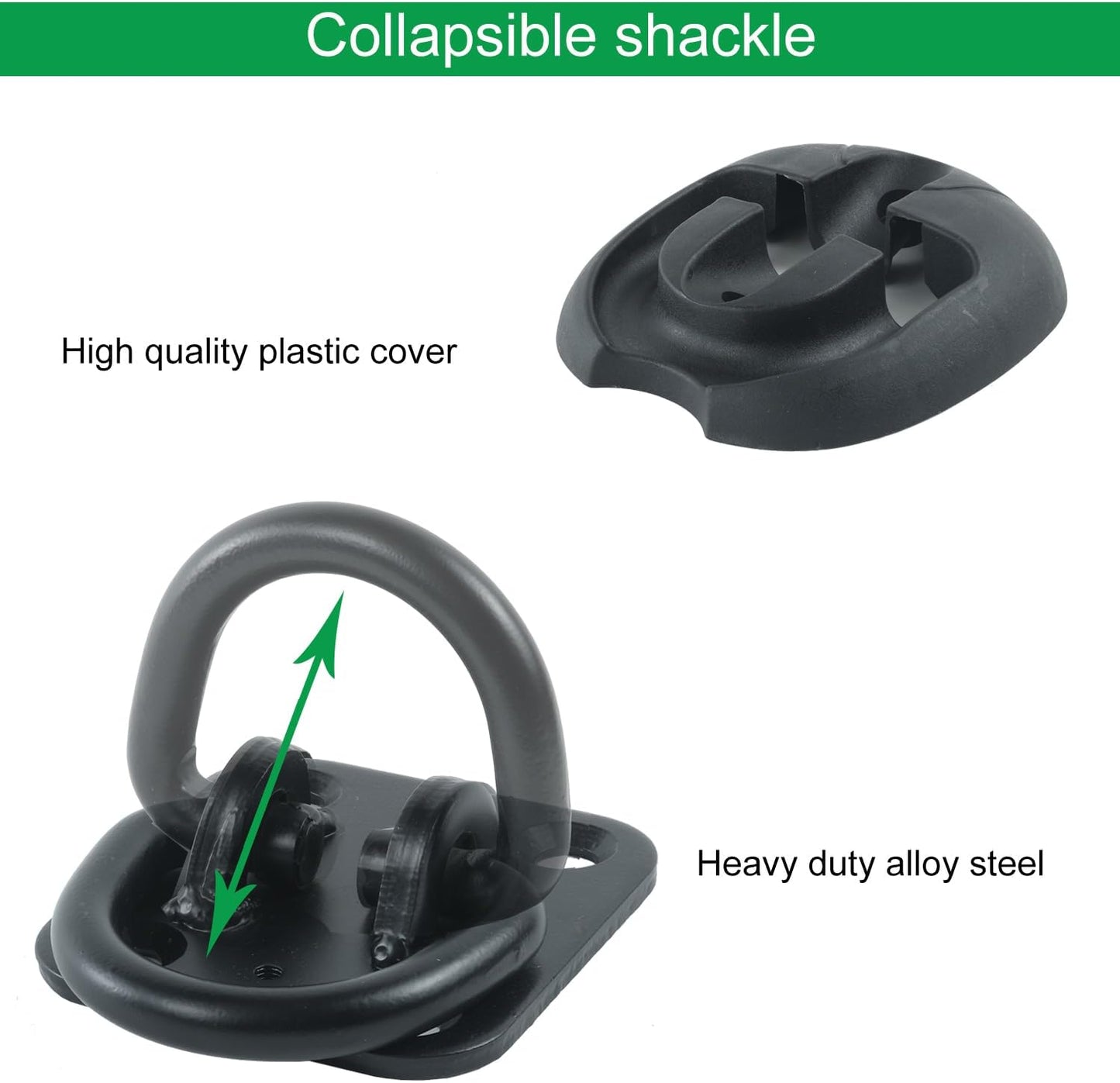 Anclaje antirrobo para motocicleta acero suelo pared