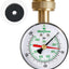 Manómetro agua 0-200psi rosca 3/4" con puntero