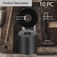 10 Espaciadores Goma Neopreno 1x3/8x1 Pulg para Auto Motor
