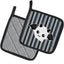 Set soportes ollas cocina resistentes calor 7 1/2x7 1/2