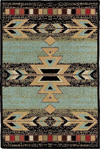 Alfombra área 2'3"x3'3" Ébano