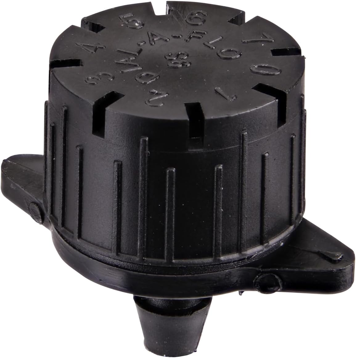 Burbujero flujo ajustable 8 corrientes 1/4pulg paquete 5 negro