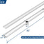 Drenaje ducha rectangular acero inox 304 40pulg con recogedor pelo