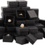 48 Cajas Regalo Joyas con Inserto Foam Negro