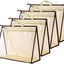 Bolsas colgantes transparentes con cremallera XL 4 Uds