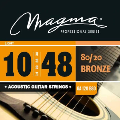 Cuerdas acústicas bronce 10-48 set 3