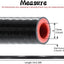 Manguera refrigerante silicona 3 capas 1/2pulg acoplador universal