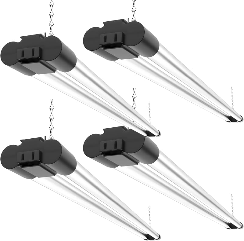 Luz LED taller 4ft 4500LM 5000K montaje superficie
