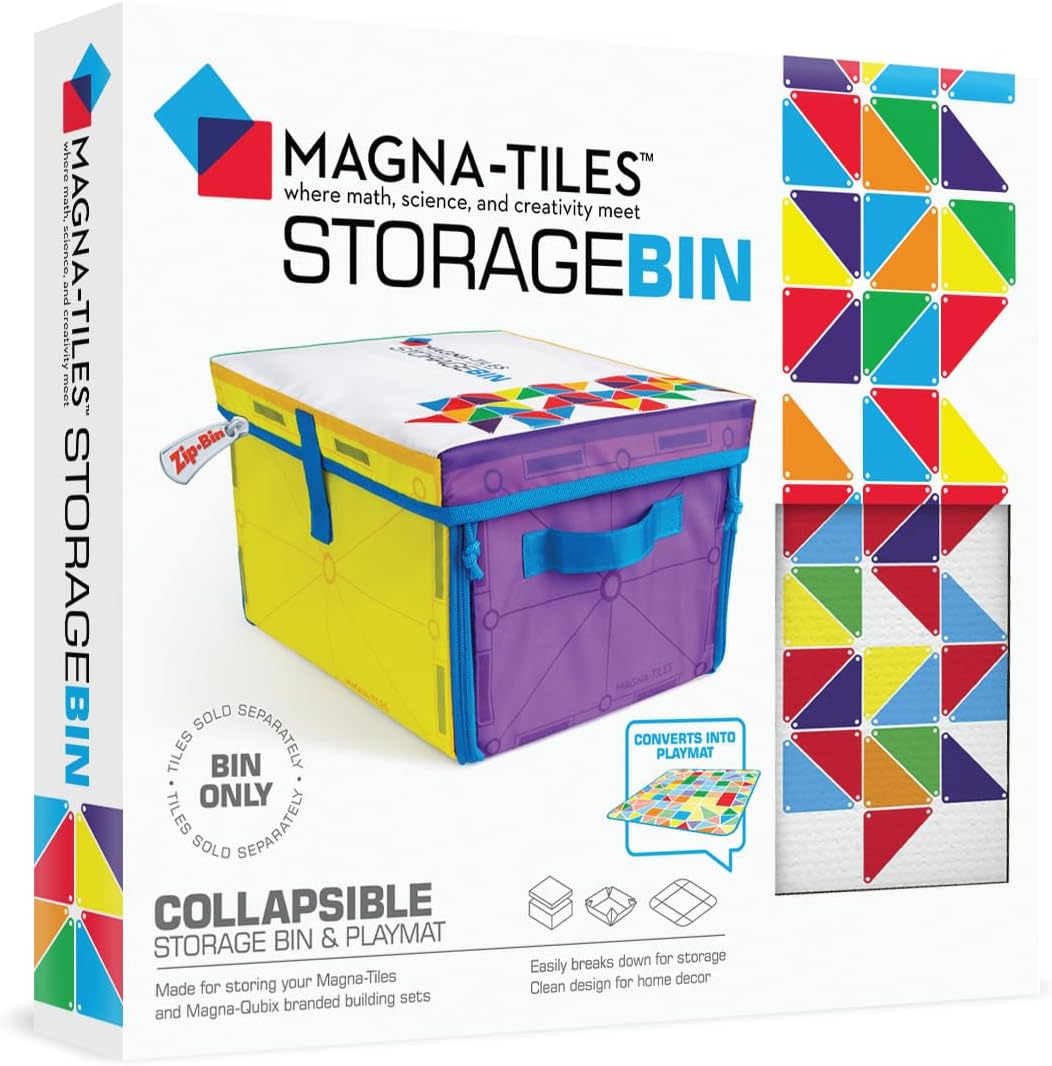 Cubo almacenamiento alfombrilla MAGNA-TILES original