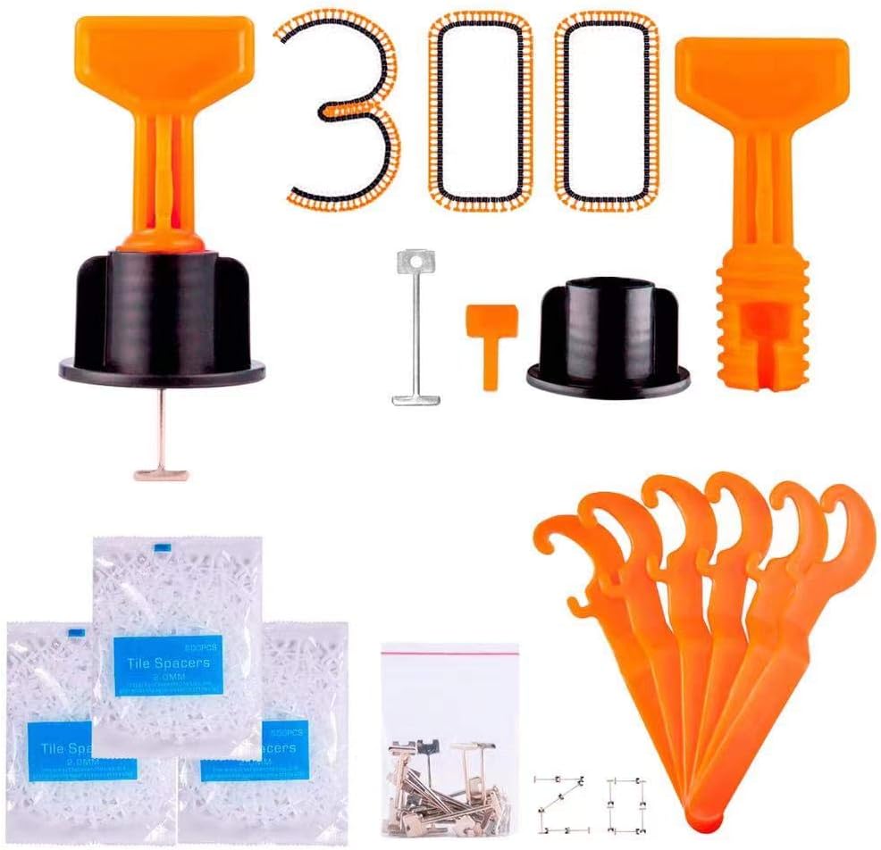Kit nivelación azulejos 1/16pulg 300 espaciadores 1500