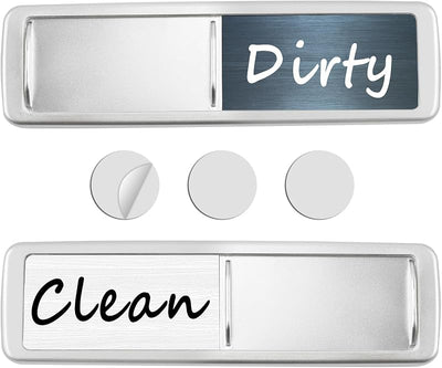 Imán lavavajillas con texto Clean y Dirty indicador deslizamiento