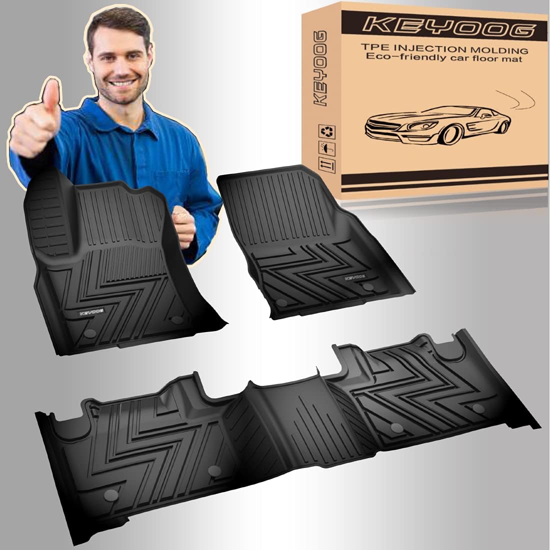 Alfombrillas Jeep Grand Cherokee/Dodge Durango 1ª y 2ª Fila