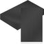 20 Pzas Chapa Aluminio 5x7pulg Intermitencia Negro
