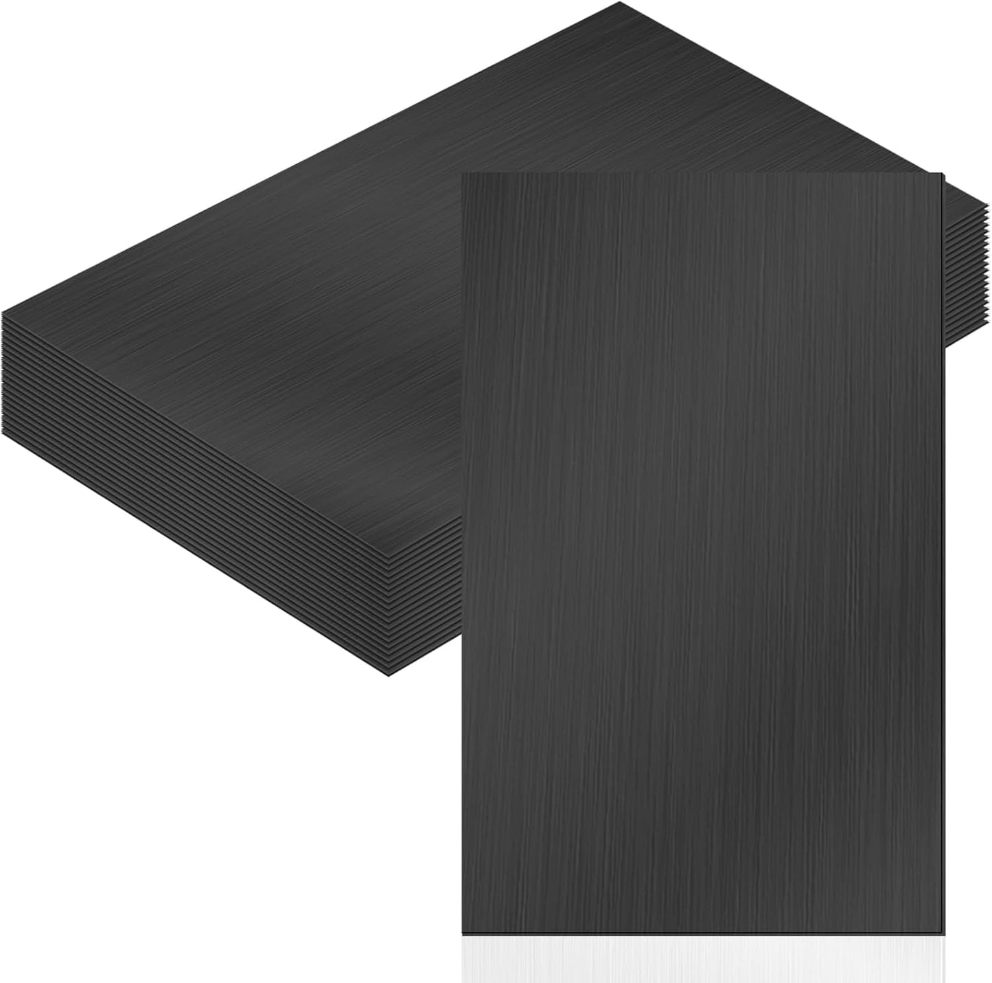 20 Pzas Chapa Aluminio 5x7pulg Intermitencia Negro