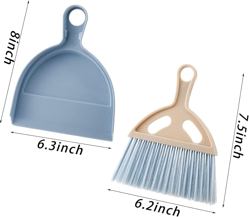 Set 6 recogedores y cepillos mini para mesa escritorio
