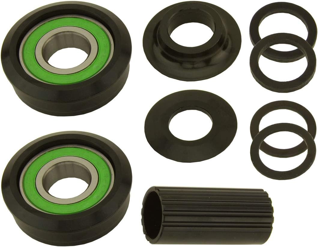 Set soporte inferior bicicleta 0.748pulg color negro