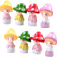 8 Muñecas Hongos Miniatura Decoración Jardín