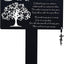 Placas conmemorativas metal impermeables para tumbas