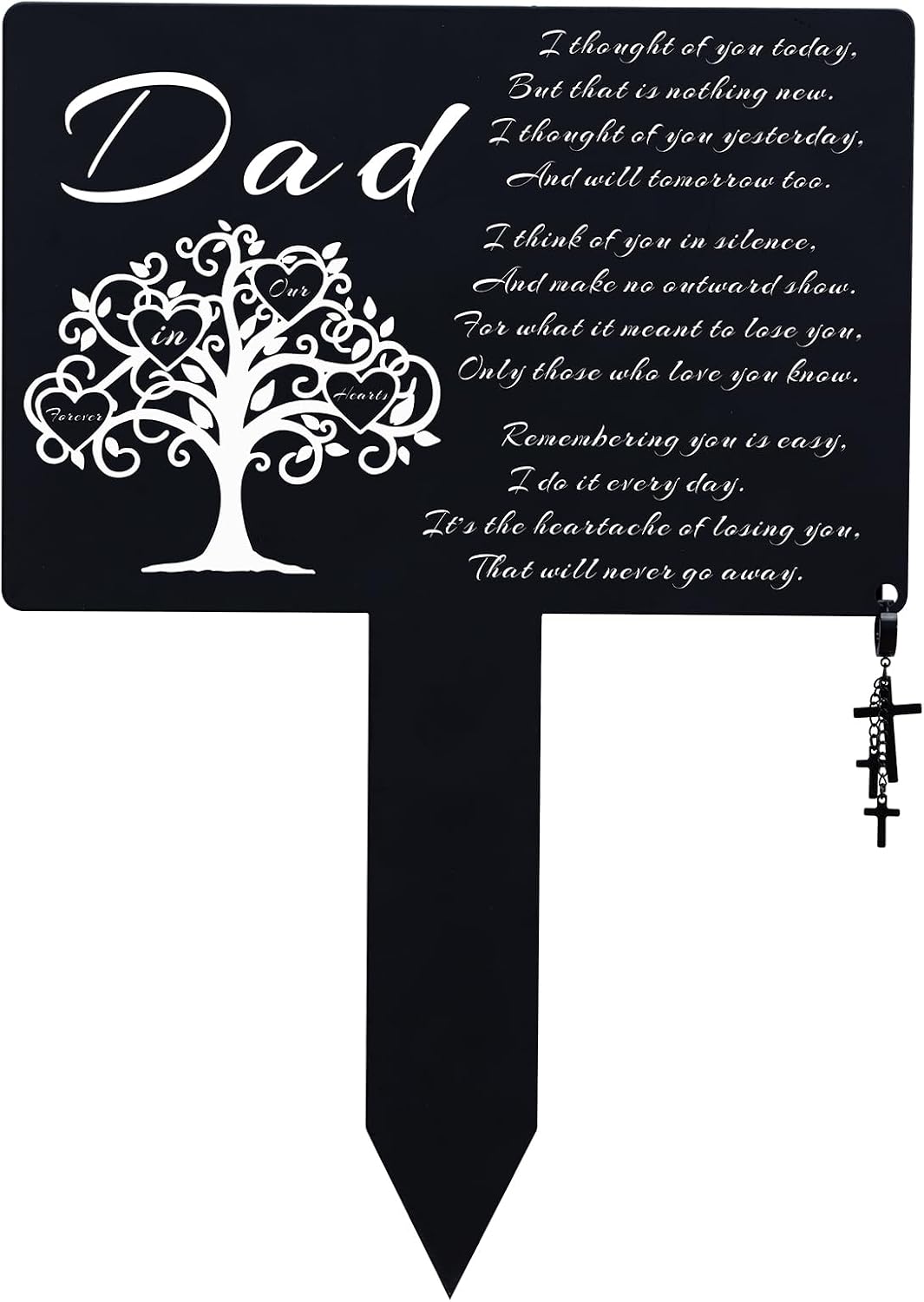 Placas conmemorativas metal impermeables para tumbas