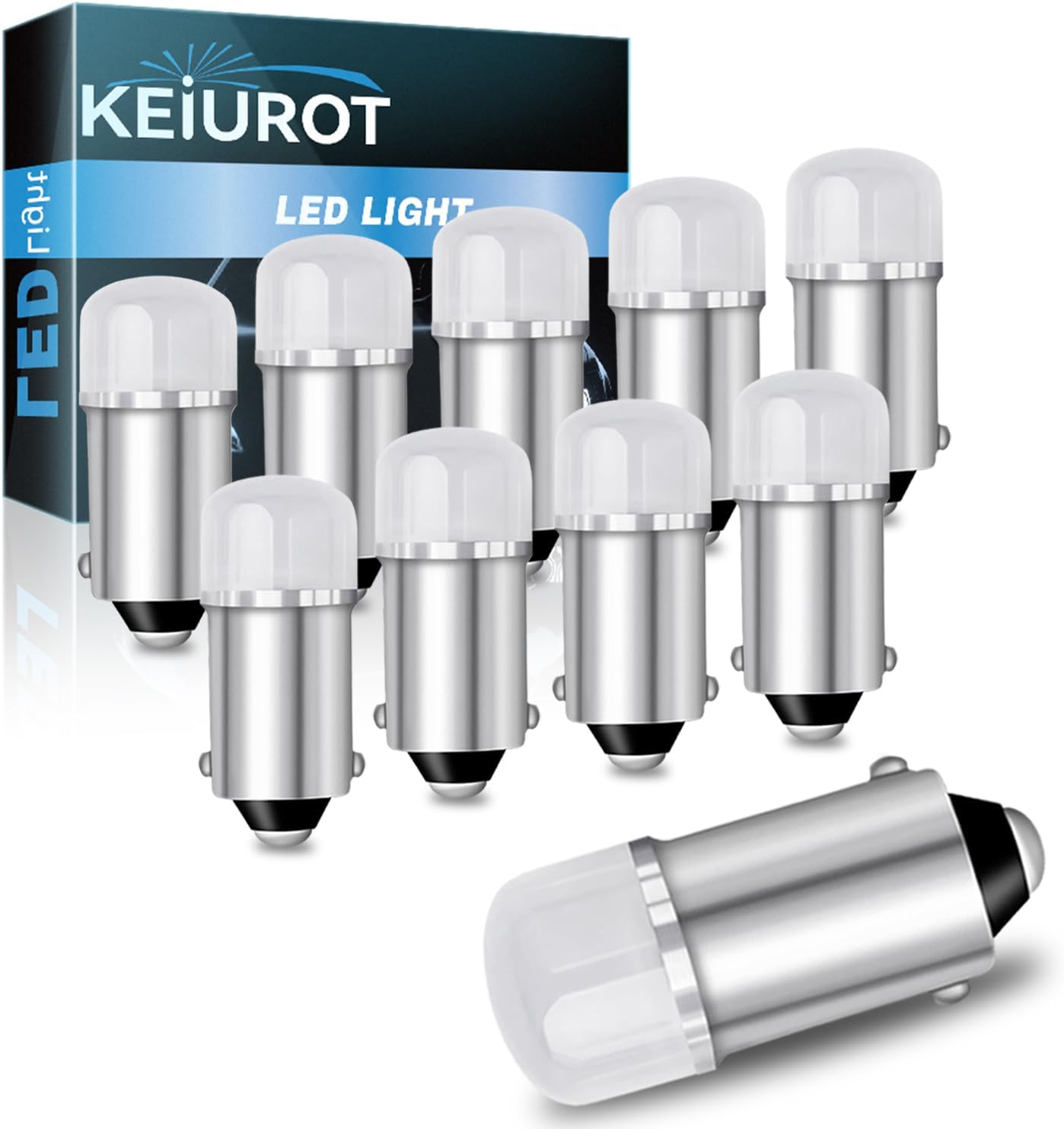 Bombilla LED BA9S 6.3V para Pinball pack 10 unidades blanco