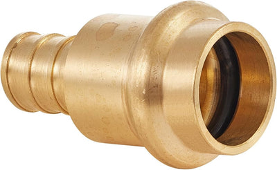 10 Adaptadores PEX Cobre 1/2x1/2 Latón Con Acoplamiento