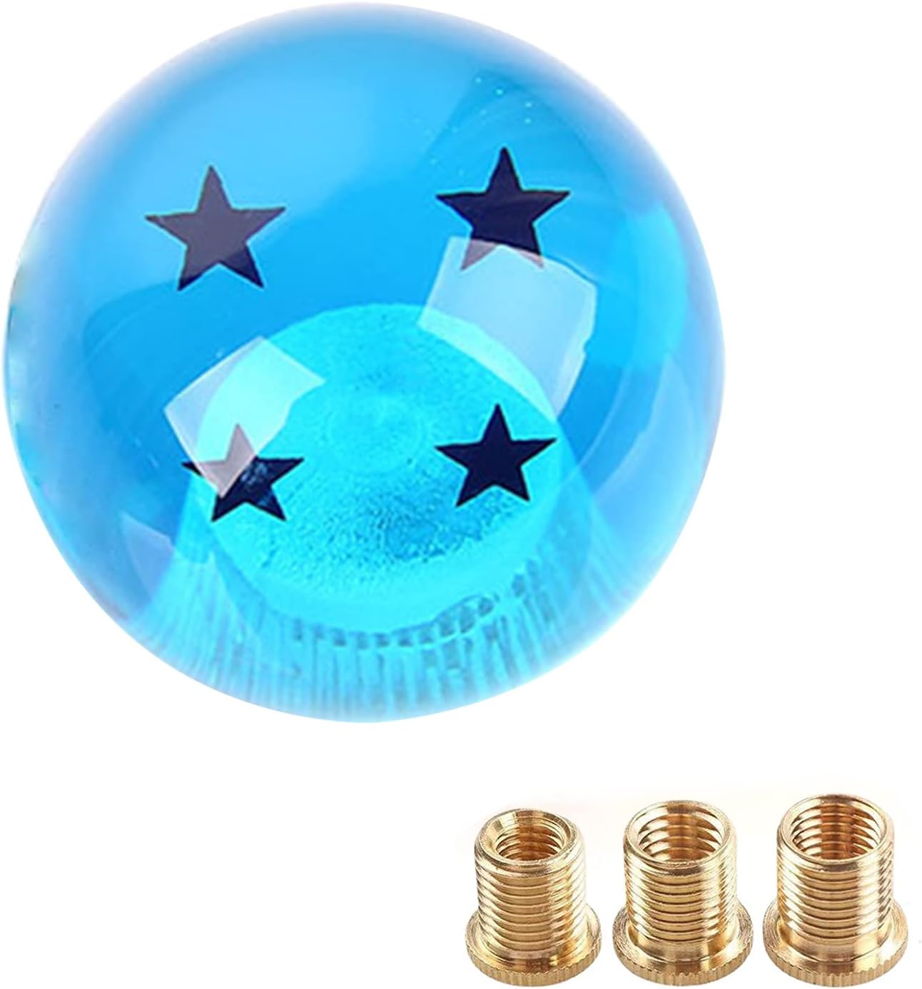 Pomo palanca cambios tipo bola Z Star con adaptadores azul