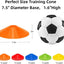 Pack 60/120 Conos Fútbol Entrenamiento con Bolsas