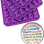 Molde silicona para chocolate dulces pasteles pudín