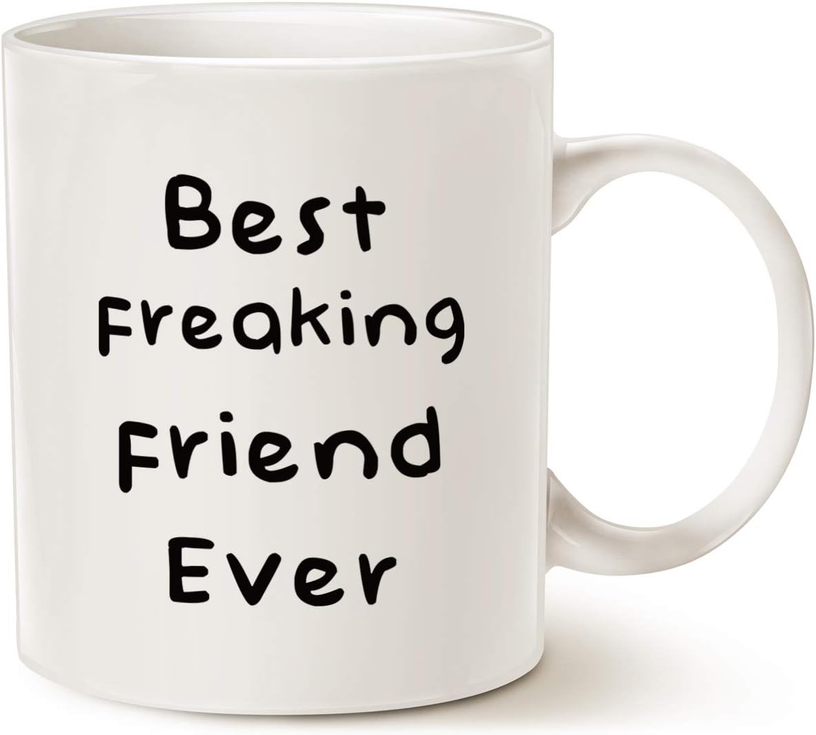 Taza café texto best friend ever regalo navideño blanco 11oz
