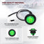50 Luces Indicadoras Laterales 3/4pulg Verde 12V 3LED