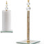 Soporte toallas papel dorado antiderrap con ventosas