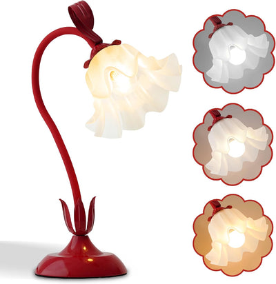 Lámpara Mesa Flor LED 3 Modos Color Kawaii Dormitorio