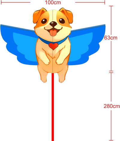 Cometa diseño lindo para niños y adultos fácil de llevar