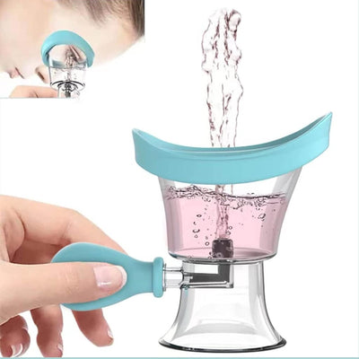 Vaso lavado ojos silicona para limpieza efectiva
