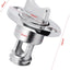 Tapón drenaje oval acero inox 1pulg rosca 3/4 con anillo sellado