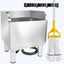 Bote de fregar acero inox 17.7x15.6x21.9 pulg
