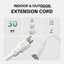 Cable extensión exterior 30ft 12/3 SJTW 3 clavijas