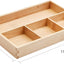 Organiz. madera nogal negro para escritorio y cajones